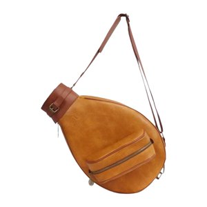 Ioensy - Bolsa De Tenis, Bolso De Hombro, Para Mujer Y Hombre, Para Exteriores, Bolsa De Squash, Bolsa De Transporte Para Raquetas, Color Marrón