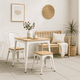 thumbnail image 3 of Silla Tolix con asiento de madera clara - Blanca, 3 of 7