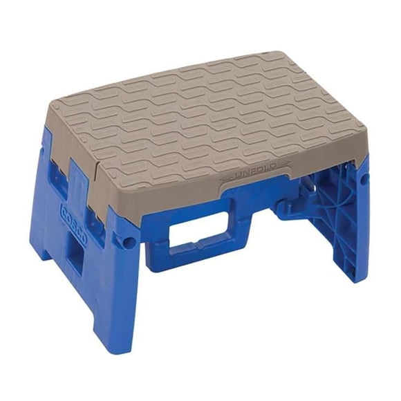 Taburete Cosco 11903BGR1E plegable de 8.5 pulgadas de altura, azul