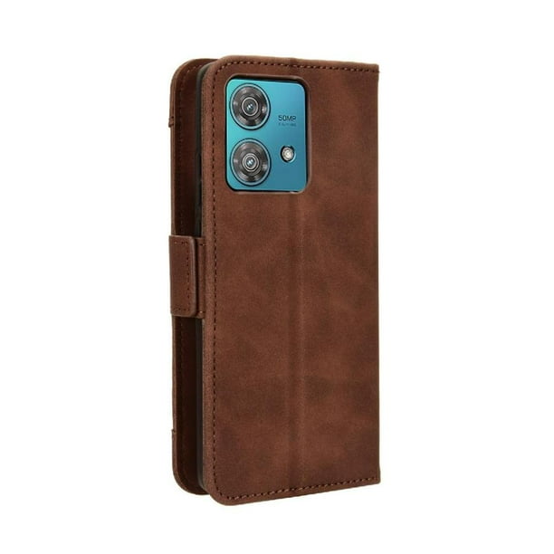 Funda Tipo Billetera FOXDOCK para Motorola MOTO Edge 40 Neo 5G – Tapa Flip con Tarjetero