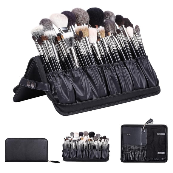 Neceser Organizador de Brochas Rownyeon Profesional de 14 Bolsillos