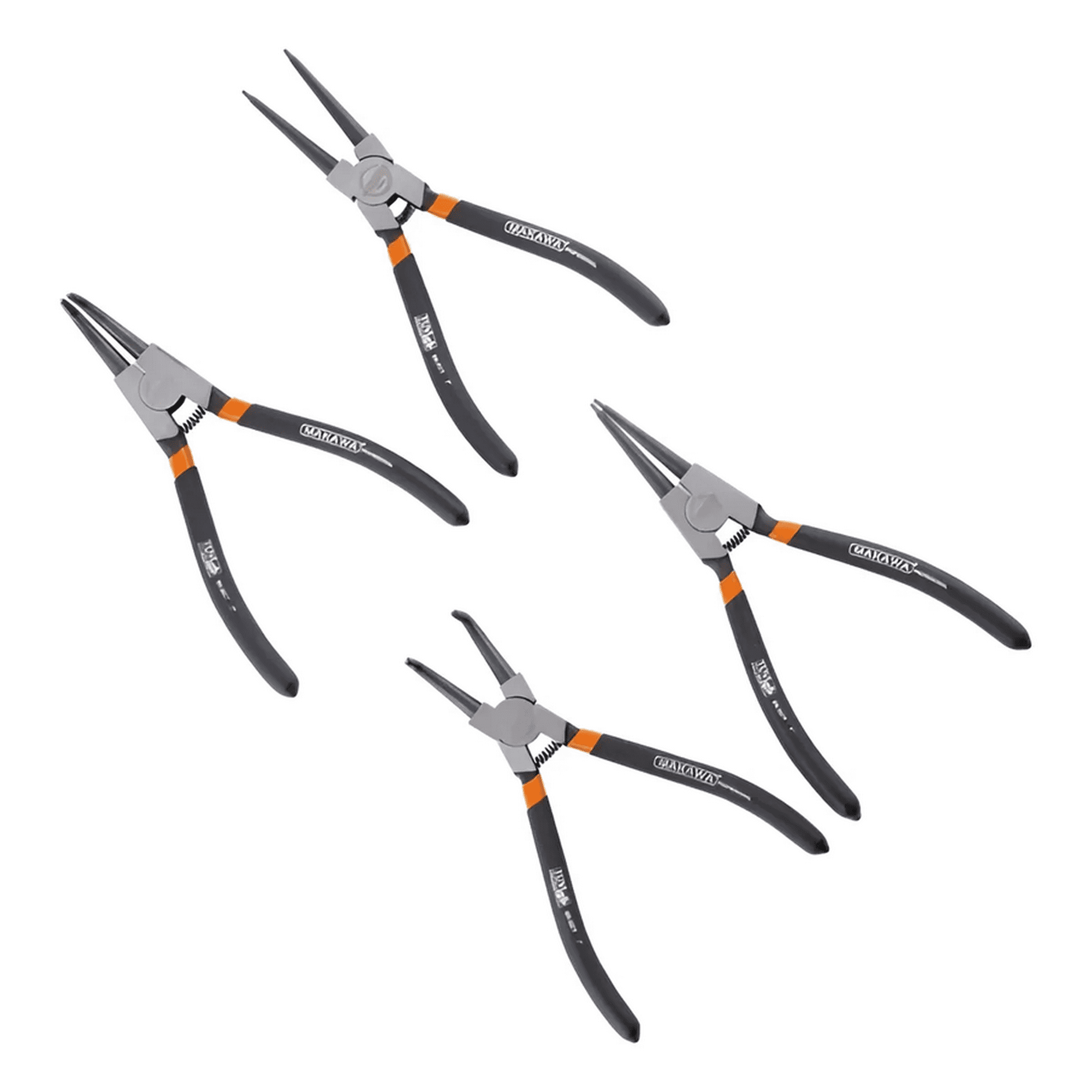 Genérico - Set Juego Kit De Alicates Sacaseguros 7 Pulgadas Mk-0577