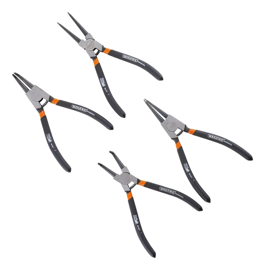 Genérico - Set Juego Kit De Alicates Sacaseguros 7 Pulgadas Mk-0577