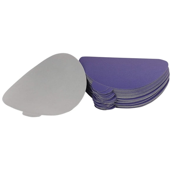 Adhesivo Sandpaper USC Purple Premium, grano 180, 6 diámetros, con respaldo de película, paquete de
