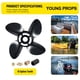 thumbnail image 2 of Hélice de barco YOUNG PROPS 14"x17" de aluminio 4 palas, 2 of 8