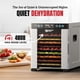 thumbnail image 5 of Deshidratador de Alimentos Magic Mill MFD-1098 con 10 Bandejas de Acero Inoxidable, 5 of 7