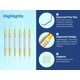 thumbnail image 3 of Curetas Artman Instruments 7 piezas recubiertas con plasma de oro, 3 of 8
