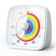 thumbnail image 1 of Temporizador Visual Con Caso Protector Disco Arco Iris 60 Minutos De Cuenta Atrás Para Niños Y Adultos Herramienta De Gestión De Tiempo Silencioso (blanco), 1 of 3