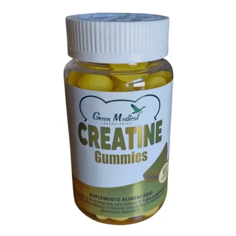 Green Medical - Creatina 2500Mg 60Gomitas 100% Pura