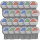thumbnail image 1 of Peine para piojos MEDca, pack de 24 unidades, acero inoxidable, talla única, para remover piojos y liendres, 1 of 9