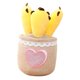 thumbnail image 3 of Plantas En Macetas Peluches Rellenos Mu?eca Suave Decoración Para El Hogar Garra De Oso Amarillo, 3 of 5