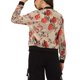 thumbnail image 3 of INSPIRE CHIC Chaqueta Bomber para Mujer Ajuste Delgado Ligera con Cremallera Khaki L, 3 of 6