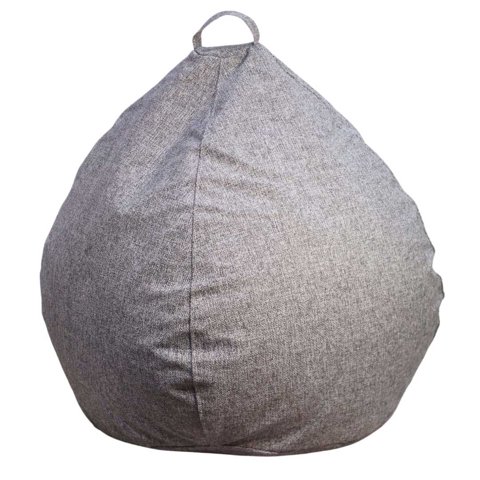 Máxima Design - Pouf Pera Infantil Gris Omega 60X50X50