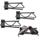 thumbnail image 1 of Soporte de pared para sillas de montar Noliven, 6 piezas, para remolque de caballos, negro, 1 of 7