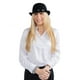 thumbnail image 2 of Hat Dress Up America Derby - Sombrero de terciopelo negro para adultos, 2 of 3