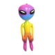 thumbnail image 5 of Juguetes Inflables Extraterrestres Decorativos Inflan Globos Para Césped Vacaciones Navidad Colorido 90cm, 5 of 5