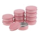 thumbnail image 2 of 10x 60ml cosméticos de aluminio redondo crema bálsamo para labios vacíos contenedores tarros tin pink, 2 of 5