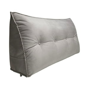 Diseños Valestrini - Almohada Respaldo Plaza Y Media Felpa Beige