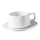 thumbnail image 4 of Tazas De Capuchino Con Platillo, Taza De Café Para Restaurante, Cafetería, Regalo De Inauguración De La Casa, Color Blanco, 4 of 5