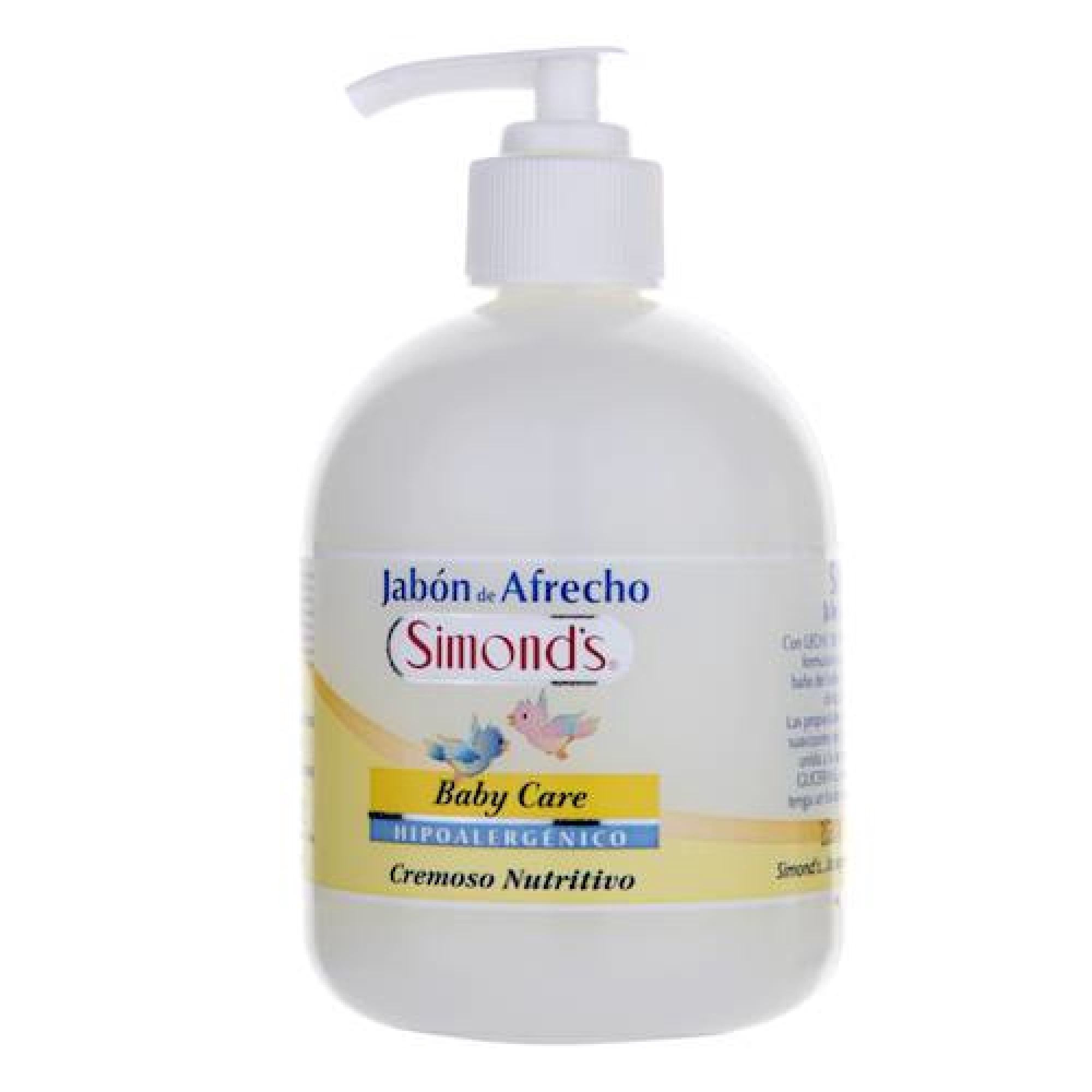 Jabón De Afrecho Cremoso Nutritivo Botella 340 ml Simond’s