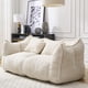 thumbnail image 2 of Soft beanbag chair with high resilience foam core for two people. The comfortable square recliner sofa is ideal for family members and friends engaged in games, reading, watching TV, 2 of 3
