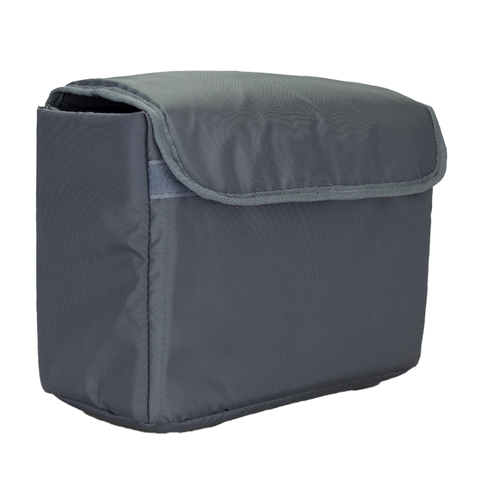 Magideal - Organizador De Inserción De Bolsa Para Cámara, Divisor Extraíble Acolchado Grueso, Funda De Inserción Portátil De Nailon Antiarañazos Para Mochilero Y