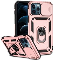 Estuche Gangxun Para Iphone 12 Pro Max, Soporte Giratorio 360°, Estilo Mecánico Y Magnético