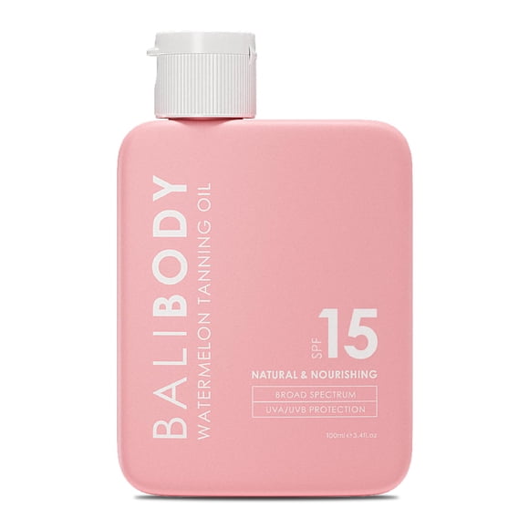 Aceite bronceador Bali Body Watermelon SPF 15 100 ml Vegan