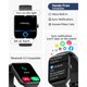 thumbnail image 2 of Smartwatch TOOBUR IDW16 de 1,95 pulgadas HD con Alexa, llamadas Bluetooth e IP68, 2 of 3