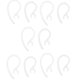 thumbnail image 4 of 10 piezas de repuesto Earhook Ear Hook Loop Earloop Clip para auriculares claro, 4 of 5