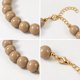 thumbnail image 3 of Collar Balloon Chicle Chunky De Cuentas Medianas Unisex beige 22, 3 of 3