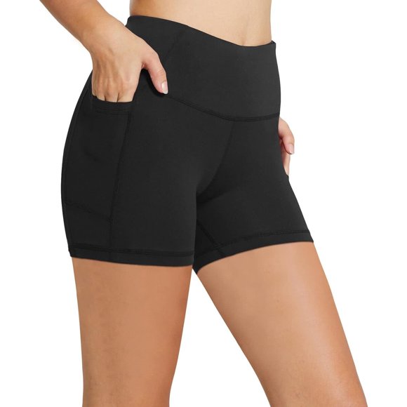 Shorts Baleaf de Tiro Alto de 5 Pulgadas con 3 Bolsillos