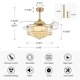 thumbnail image 5 of Ventilador de techo CROSSIO 107 cm LED regulable dorado, 5 of 9