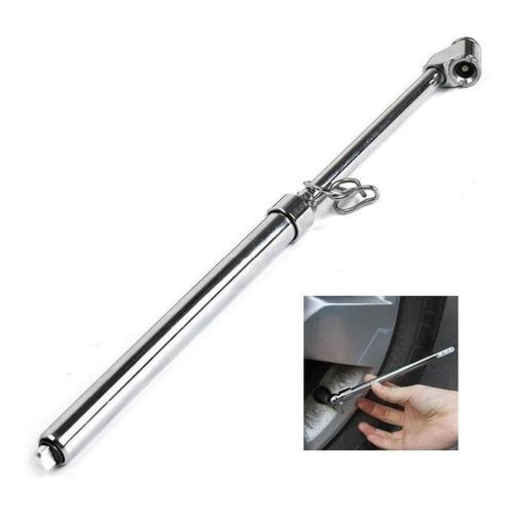 Genérico - Manómetro Medidor Presión Manual Neumáticos 10-160 Psi 30 Cm