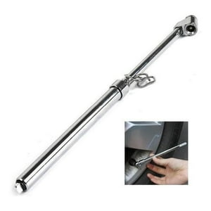 Genérico - Manómetro Medidor Presión Manual Neumáticos 10-160 Psi 30 Cm