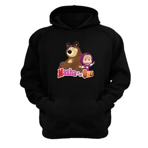 Genérico - Polerón Canguro Macha Negro Talla L Unisex