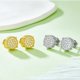 thumbnail image 5 of Moissanite Stud Earrings para Hombre Color D Claridad VVS1 Aretes de Diamante de Plata Esterlina S925 Aretes de Moissanita Blancos/amarillos para Mujer, 5 of 5