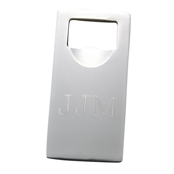 Abridor de botellas Creative Gifts rectangular niquelado