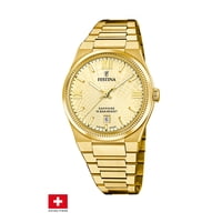 Reloj F20057/2 Festina Swiss Dorado Hombre Rive Collection