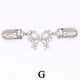 thumbnail image 1 of 1pc Vintage Sweater Shawl Clip - Elegant Metal Brooch for Dresses, Cardigans, and Collars - Flower Pattern Design, 1 of 5