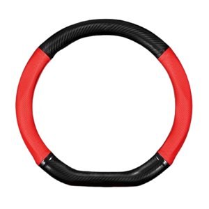 Ioensy - Funda Para Volante De Coche Decorativa Cómoda Para Byd Yuan Plus Rojo