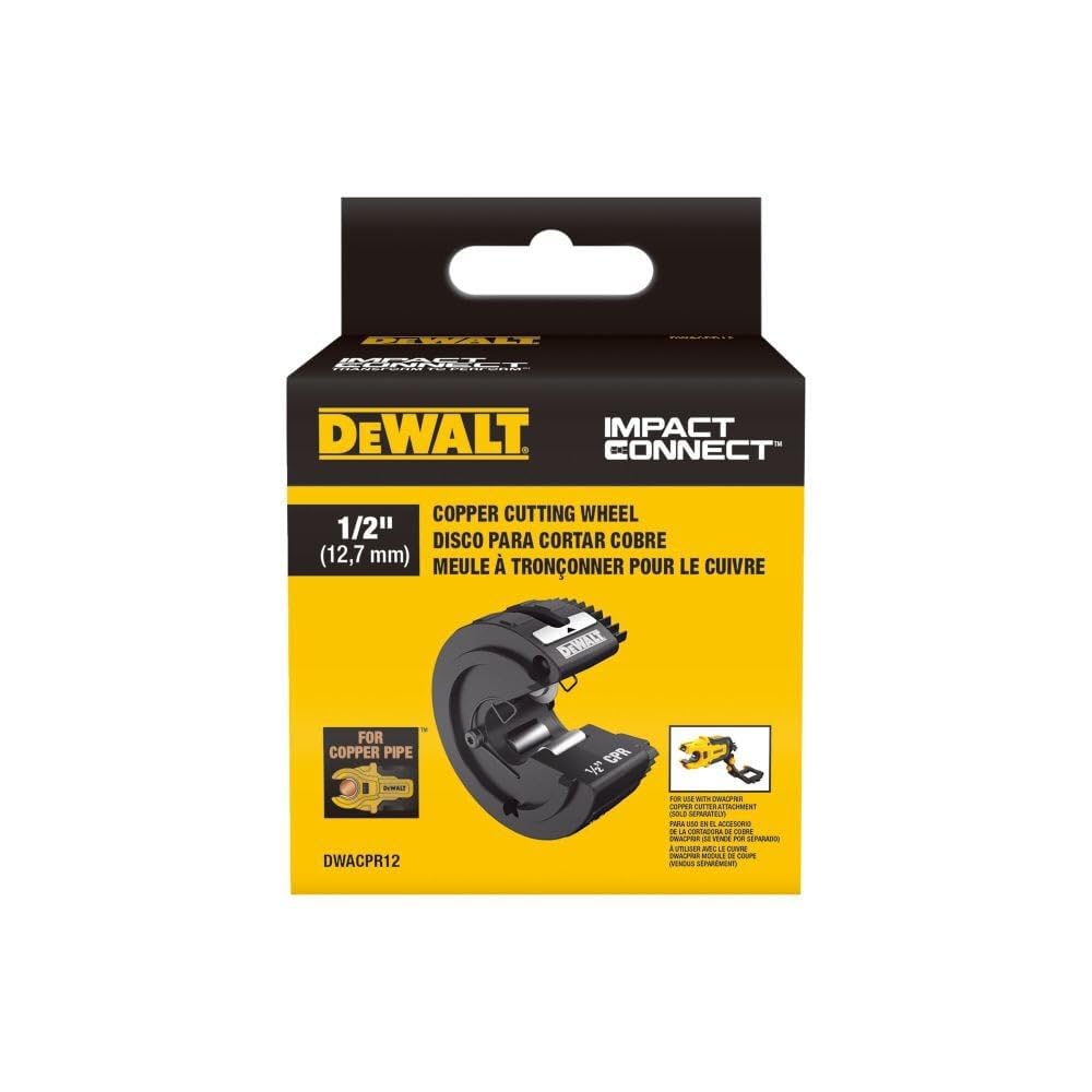 Rueda Cortadora De Cobre Para Tubo Dewalt Impact Connect De 1/2 Pulgada