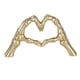 thumbnail image 2 of Figura Decorativa De Adorno De Gesto De Corazón Moderno, Gabinete De Vino De Boda Dorado, 2 of 5