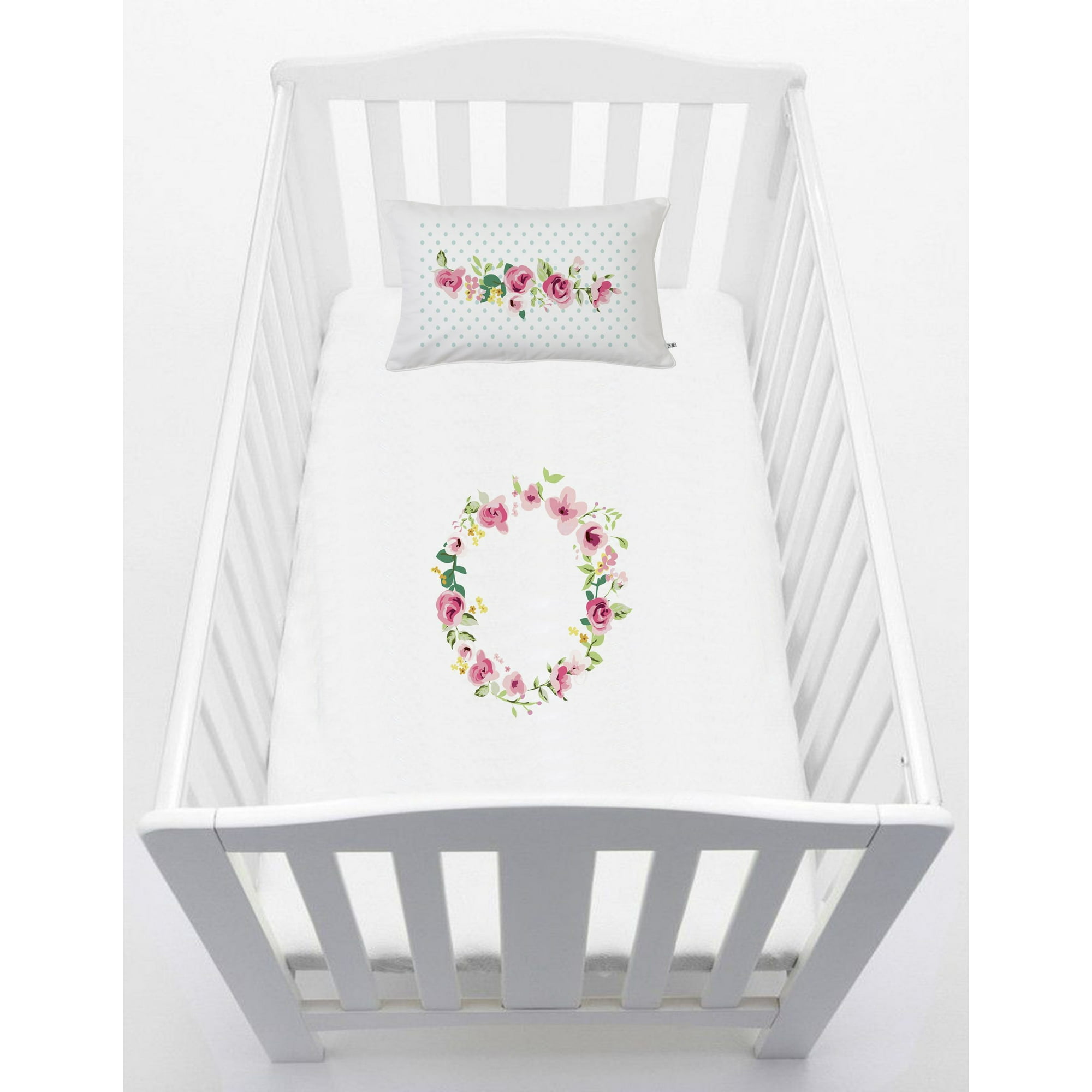 Tuyo Print - Cubreplumón Cuna Letras Vintage O