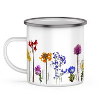 Andes1 - Tazón Enlozado Flores Del Desierto De Atacama