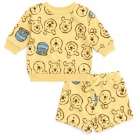 Conjunto De Buzo Y Shorts Para Niños Pequeños De Winnie The Pooh De Disney