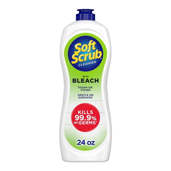 Limpiador Soft Scrub con Bleach 24 oz 710 ml Multiuso