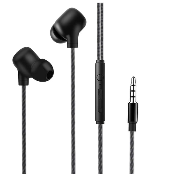 Auriculares con cable ElloGear EG10 con cancelación de ruido - Negro