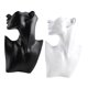thumbnail image 1 of 2pcs Resina Material Escaparate Joyería Exhibición Colgante Titular Negro / Blanco, 1 of 6