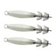 thumbnail image 5 of 3x Anzuelos Luminosos Para Calamar, Señuelos De Pesca Artificiales, Anzuelos De Metal Para Calamar, Color Blanco, 5 of 5